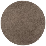 Safavieh Sga-Athens Shag 6'-7" x 6'-7" Rug in Taupe
