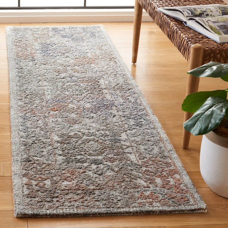 Safavieh Marquee 2'-3" x 8'-0" Rug in Rust / Grey