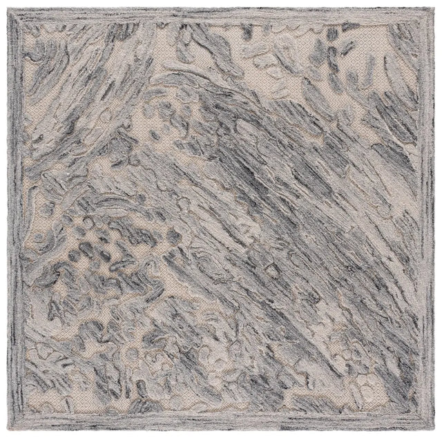 Safavieh Trace 6'-0" x 6'-0" Rug in Grey / Ivory