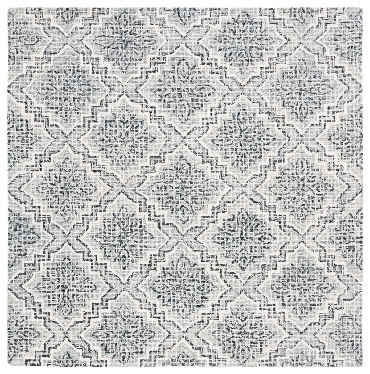 Safavieh Abstract 6'-0" x 6'-0" Rug in Dark Blue / Grey