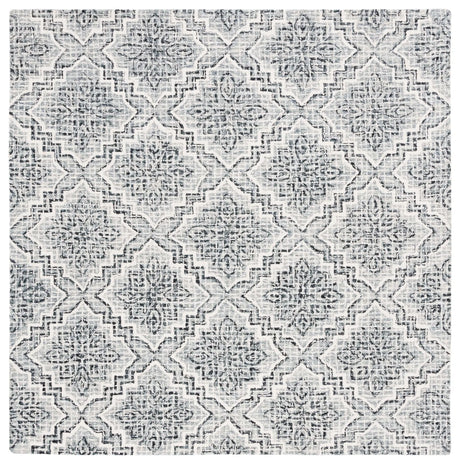 Safavieh Abstract 6'-0" x 6'-0" Rug in Dark Blue / Grey