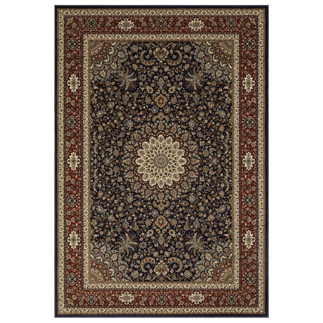 Oriental Weavers Sphinx Ariana 095b3 Blue / Red Rugs - main flat