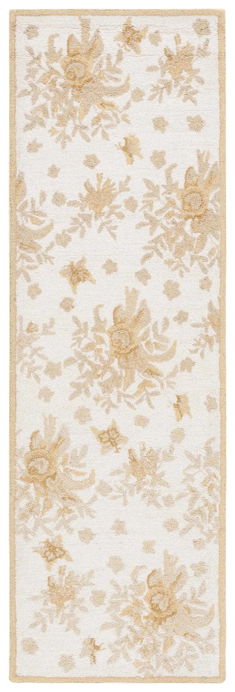 Safavieh Chelsea 2'-6" x 10'-0" Rug in Ivory / Gold