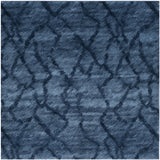 Safavieh Retro 8'-0" x 8'-0" Rug in Blue / Dark Blue