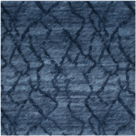 Safavieh Retro 8'-0" x 8'-0" Rug in Blue / Dark Blue