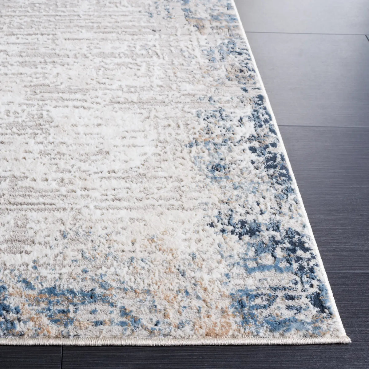 Safavieh Parker 4'-0" x 6'-0" Rug in Taupe / Ivory Blue