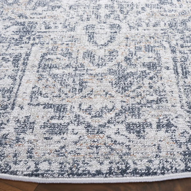 Safavieh Hunter 100 6'-7" x 6'-7" Rug in Ivory / Dark Grey / Sage