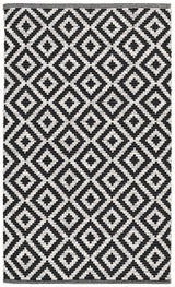 Safavieh Montauk 3'-0" x 5'-0" Rug in Black / Ivory