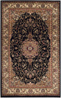 Safavieh Lyndhurst 3'-3" x 5'-3" Rug in Black / Ivory