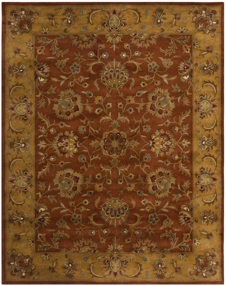 Safavieh Heritage 10'-0" x 14'-0" Rug in Red / Natural