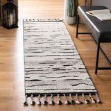 Safavieh Casablanca 2'-3" x 8'-0" Rug in Charcoal / Ivory