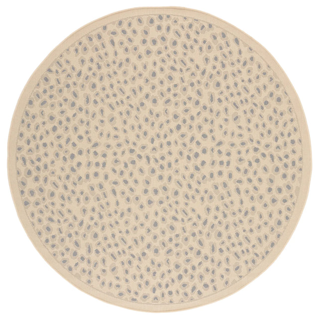Safavieh Courtyard 6'-7" x 6'-7" Rug in Beige / Gold