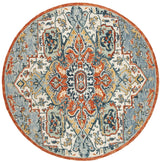 Safavieh Aspen 5'-0" x 5'-0" Rug in Blue / Rust