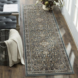 Safavieh Lyndhurst 2'-3" x 10'-0" Rug in Teal / Grey
