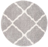 Safavieh Fontana Shag  800 5'-3" x 5'-3" Rug in Grey / Cream