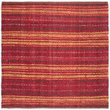 Safavieh Natural Fiber 6'-0" x 6'-0" Rug in Red / Gold
