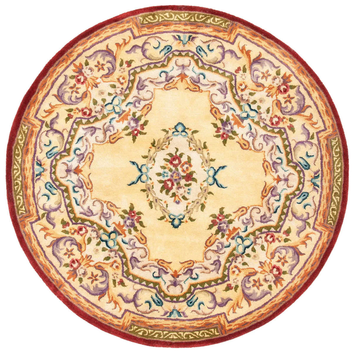 Safavieh Empire 6'-0" x 6'-0" Rug in Gold / Gold