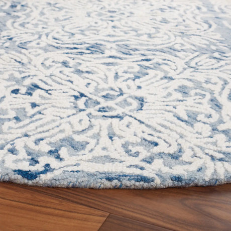 Safavieh Blossom 6'-0" x 6'-0" Rug in Blue / Ivory