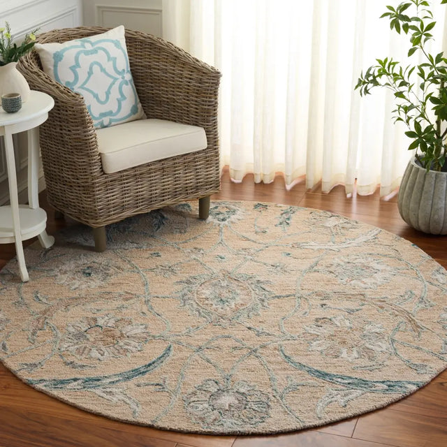 Safavieh Metro 6'-0" x 6'-0" Rug in Beige / Grey
