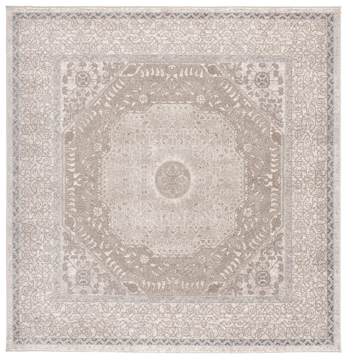 Safavieh Sofia 6'-7" x 6'-7" Rug in Ivory / Beige
