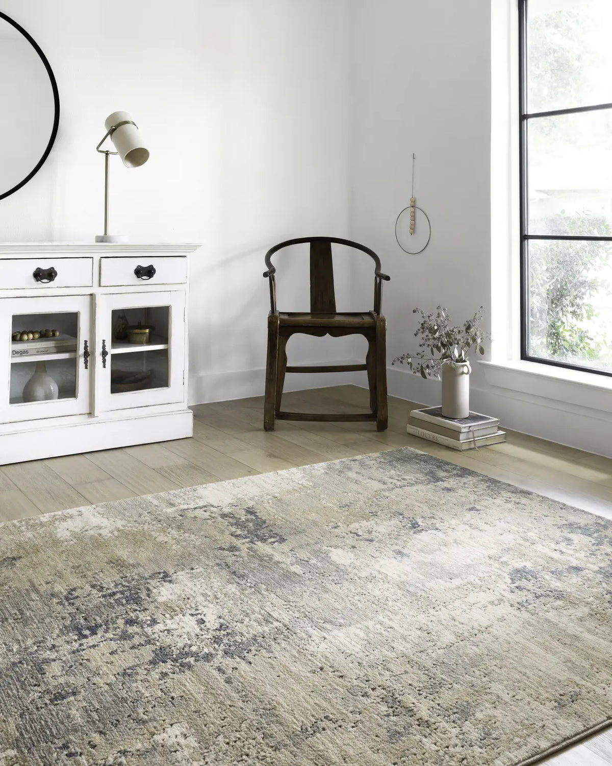 Loloi Teagan Tea-06 Sand/Mist Rugs - room scene 1