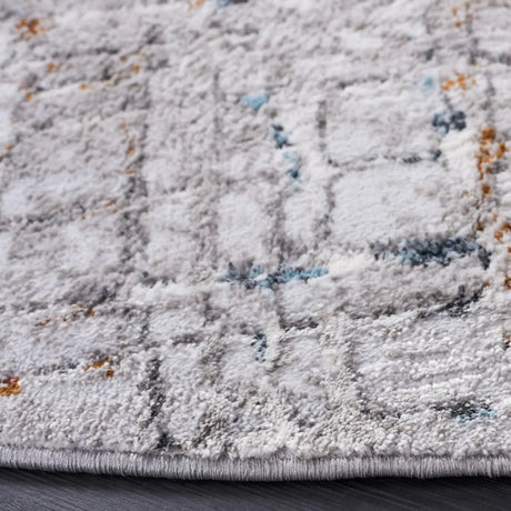 Safavieh Meadow 500 6'-7" x 6'-7" Rug in Grey / Blue