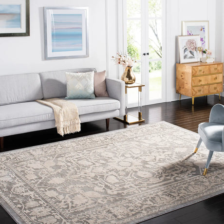 Safavieh Reflection 10'-0" x 14'-0" Rug in Dark Grey / Cream