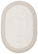 Safavieh Braided 5'-0" x 7'-0" Rug in Beige / Ivory
