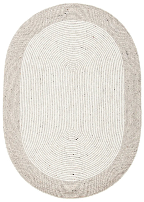 Safavieh Braided 5'-0" x 7'-0" Rug in Beige / Ivory