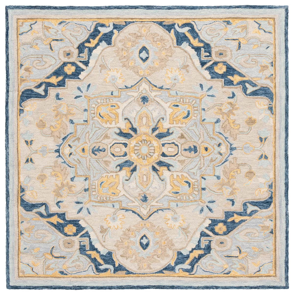 Safavieh Metro 6'-0" x 6'-0" Rug in Beige / Grey