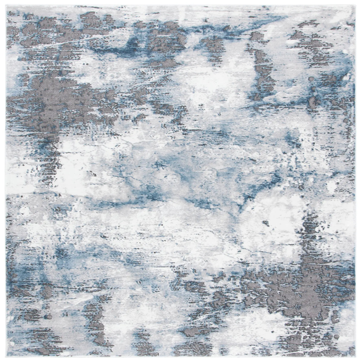 Safavieh Craft 6'-7" x 6'-7" Rug in Blue / Grey