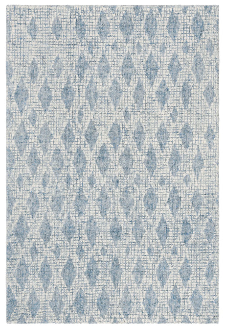Safavieh Abstract 3'-0" x 5'-0" Rug in Ivory / Blue