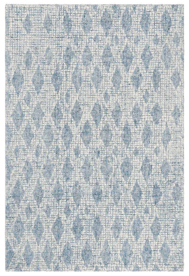 Safavieh Abstract 3'-0" x 5'-0" Rug in Ivory / Blue