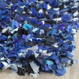 Safavieh Rio Shag 6'-0" x 9'-0" Rug in Navy / Multi