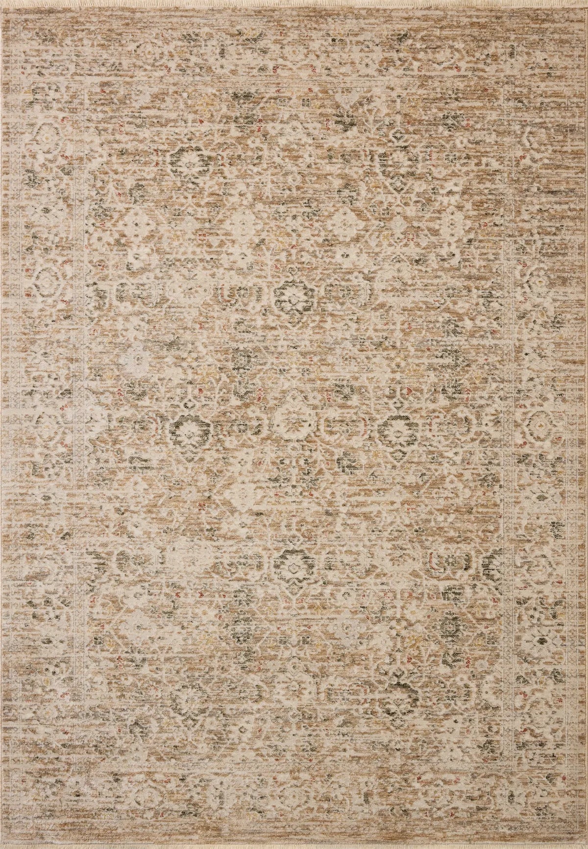 Loloi Clarisse CLS-07 Traditional Power Loomed Natural, Granite Rug - main flat