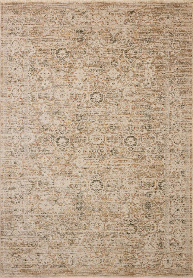 Loloi Clarisse CLS-07 Traditional Power Loomed Natural, Granite Rug - main flat