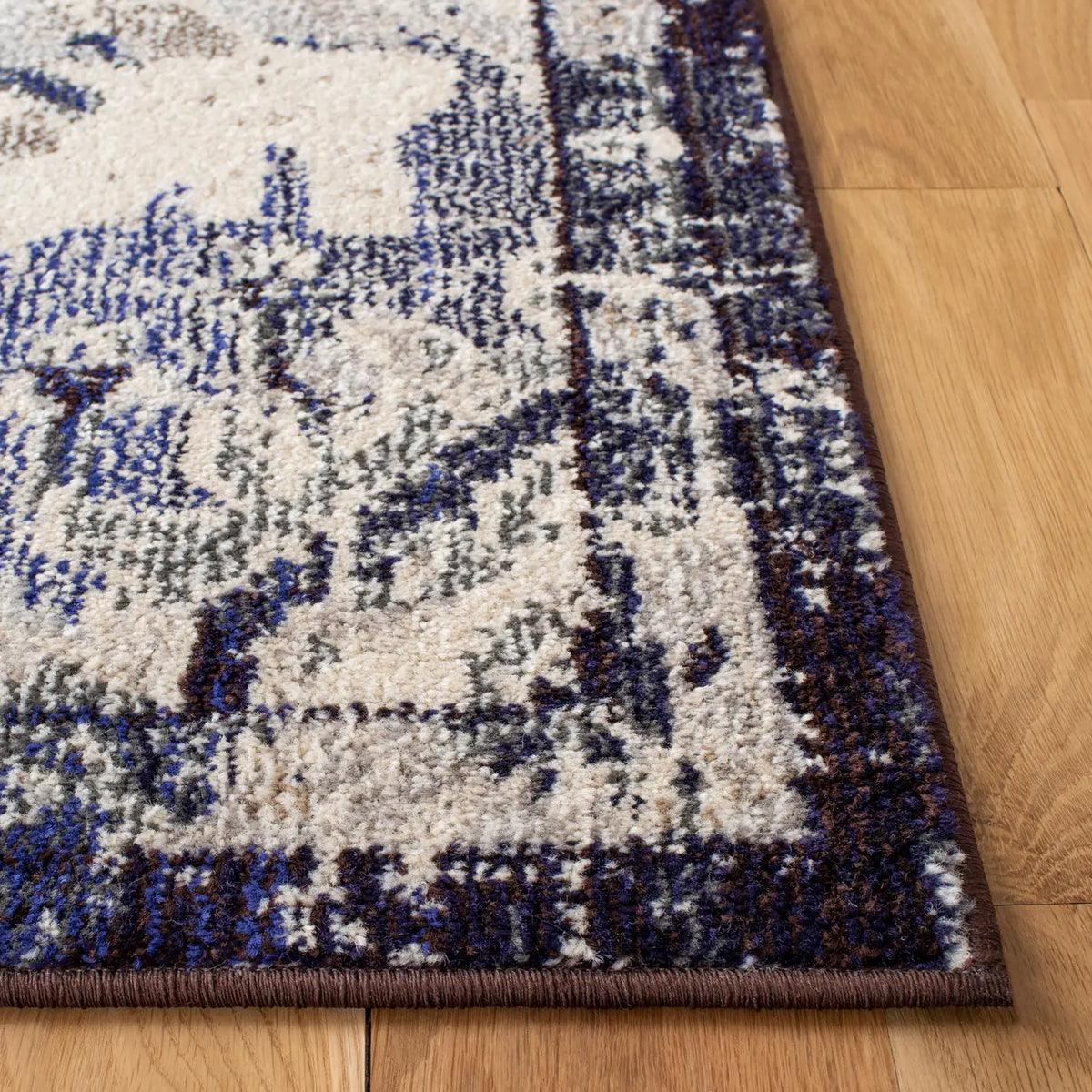 Safavieh Madison 4'-0" x 6'-0" Rug in Black Purple / Beige