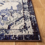 Safavieh Madison 4'-0" x 6'-0" Rug in Black Purple / Beige
