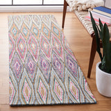 Safavieh Aspen 2'-3" x 11'-0" Rug in Blue / Pink