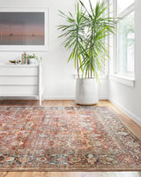 Loloi Layla Lay-02 Spice / Marine Rugs - room scene 1