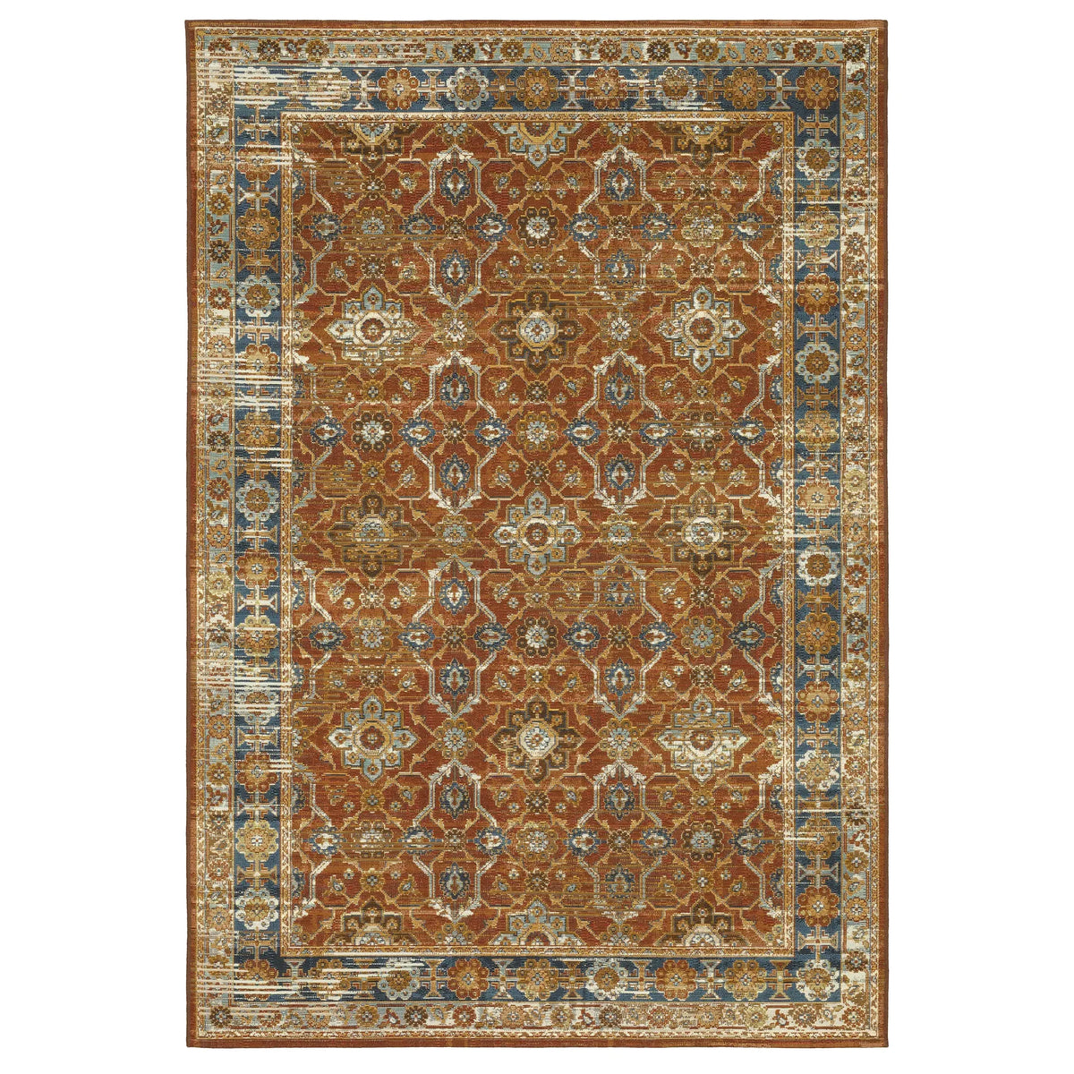 Oriental Weavers Sphinx Naples 1204X Blue Rugs - main flat