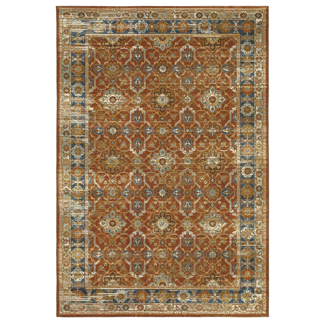 Oriental Weavers Sphinx Naples 1204X Blue Rugs - main flat