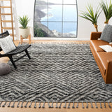 Safavieh Casablanca 8'-0" x 10'-0" Rug in Charcoal