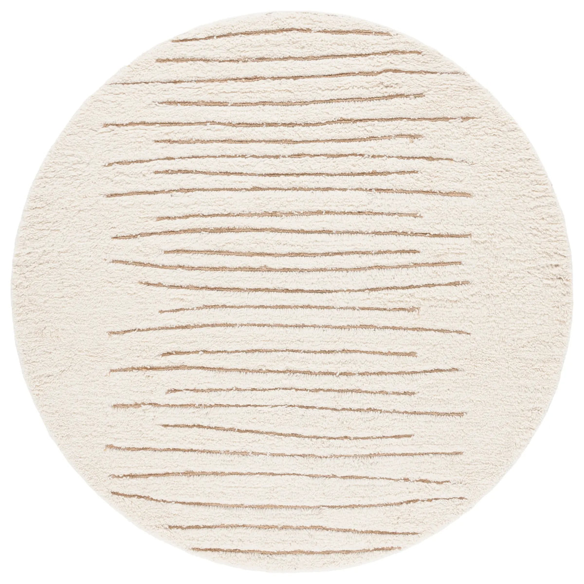 Safavieh Casablanca 6'-0" x 6'-0" Rug in Natural / Ivory