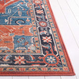 Safavieh Journey 4'-4" x 6'-4" Rug in Rust / Blue Black