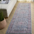 Safavieh Vintage Heriz 800 2'-3" x 8'-0" Rug in Blue / Red