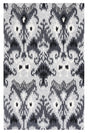 Safavieh Ikat 4'-0" x 6'-0" Rug in Grey / Black