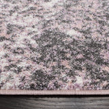 Safavieh Glacier 6'-7" x 6'-7" Rug in Pink / Grey