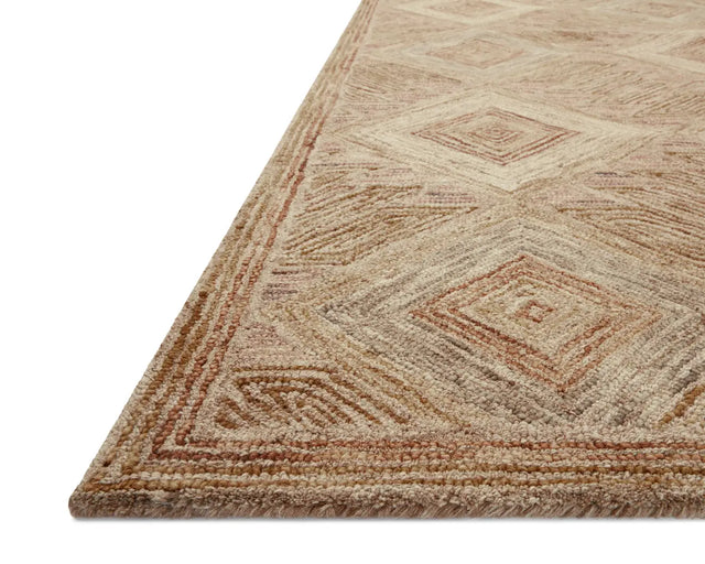 Loloi Varena Var-02 Berry/Multi Rug - rug corner