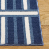 Safavieh Groove 4'-0" x 6'-0" Rug in Blue / Ivory